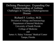 NHLBI Asthma Phenotypes-Lockey - World Allergy Organization