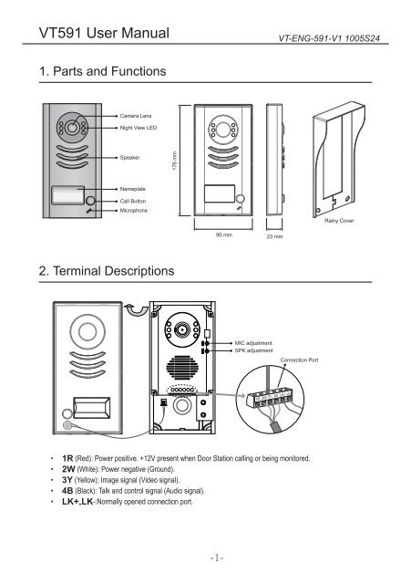 VT591 User Manual - Schick Handel