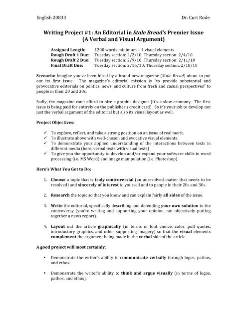 editorial format example functions of editorial