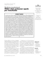 Medicina transfusional. TRALI: daÃ±o pulmonar agudo por transfusiÃ³n