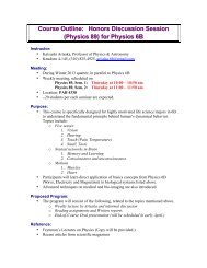 Course Syllabus - UCLA Physics & Astronomy