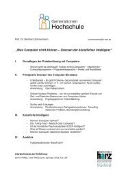 Gliederung [pdf, 50 kb] - Hochschule Harz