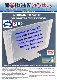 morgan to switch on digital television - Morgan, South Australia