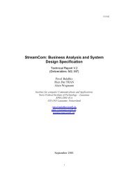 StreamCom: Business Analysis and System Design ... - EPFL