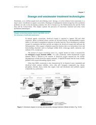 Water pollution due to sewage