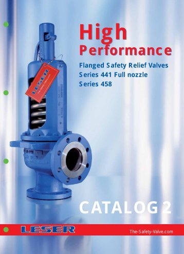 LESER High Performance Safety Valve ... - Pressure Systems