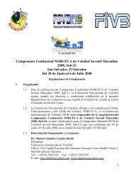 Campeonato Continental NORCECA de Voleibol Juvenil Masculino ...