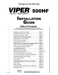 INSTALLATION GUIDE - Directed Electronics, Inc.