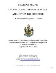 Occupational Therapist - Maine.gov
