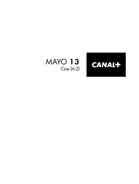 MAYO 13 - Canal +