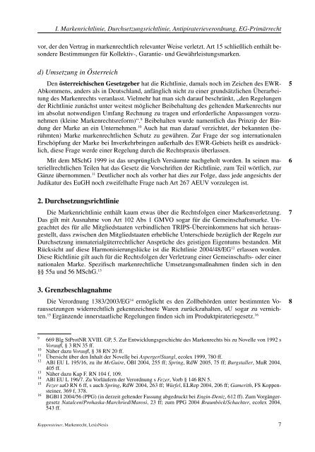 em. o. Univ.-Prof. Dr. Hans-Georg Koppensteiner Markenrecht - Manz