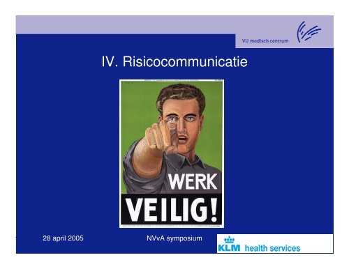 Risicoperceptie en - communicatie: de highlights