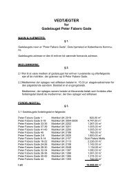 VedtÃ¦gter for Gadelauget Peter Fabers Gade