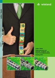Reihenklemmen-Gesamt-Katalog (0500.0) - Wieland Electric