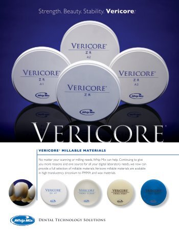 Vericore Milling Discs Flyer - Whip Mix