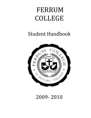 Social Work Student Handbook - Ferrum College