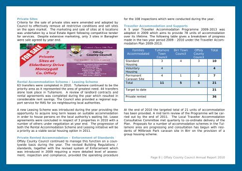 Annual Report 2010 Publisher full - Offaly County Council