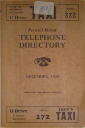 1938 - Powell River Historical Museum