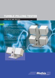 tumble Pilling tester - Mathis AG