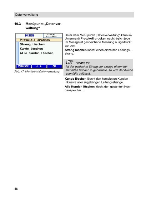 Bedienungsanleitung DP 600