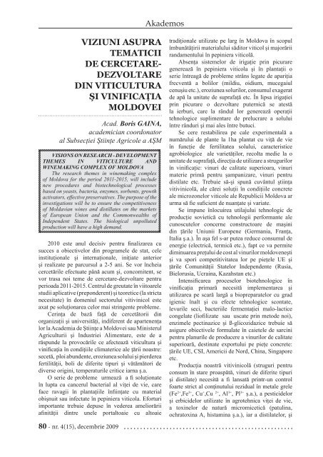 Academos 4 2009.indd pentru PDF.indd - Akademos - Academia de ...