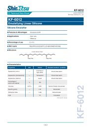 KF-6012 Emulsifying Linear Silicone