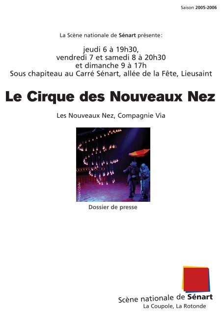 Le Cirque des Nouveaux Nez - ScÃ¨ne nationale de SÃ©nart