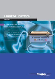 labordrucktisch - Mathis AG