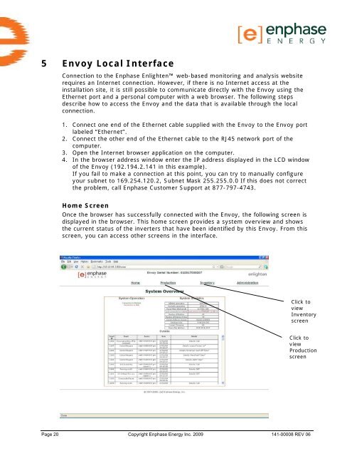 Envoy Communications Gateway - Simple Energy Works