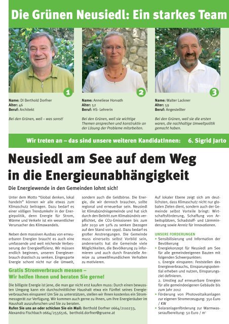 grüne nachrichten - Die Grünen – Burgenland