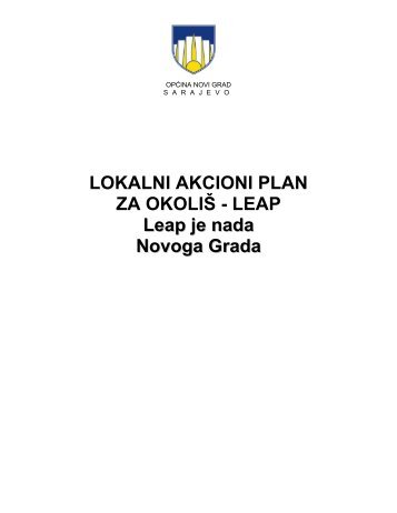 leap-lokalni ekoloÅ¡ki akcioni plan - OpÄina Novi grad Sarajevo