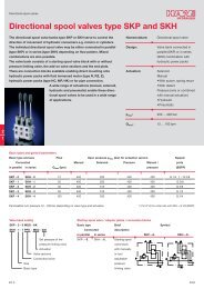 Directional spool valves type SKP and SKH - Hidracomp