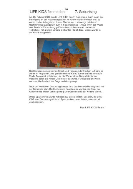 Vermeldungen April 2012 - Kirchen im Selfkant