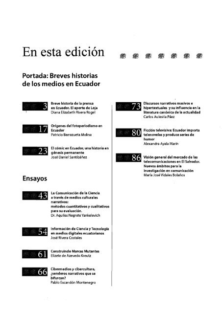CIESPAL Chasqui El cómic en Ecuador, una historia de génesis permanente