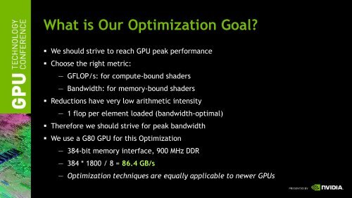 DirectCompute Optimizations and Best Practices - Nvidia