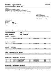 Ergebnisliste Vereinsmeisterschaft Passail 2013 - WSV St. Kathrein/O.