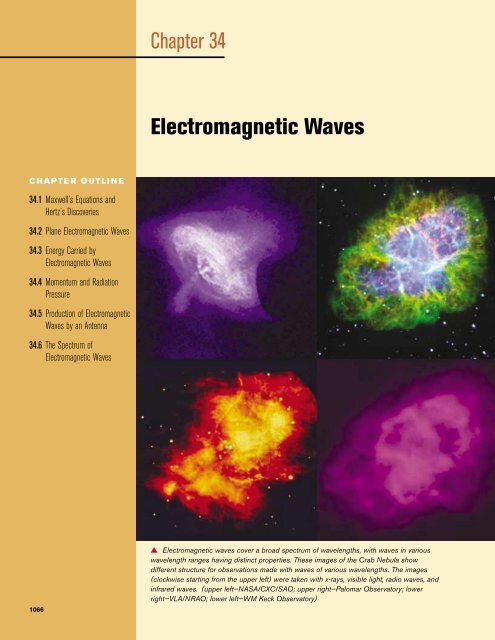 Chapter 34 Electromagnetic Waves - electron.rmutphysics.com