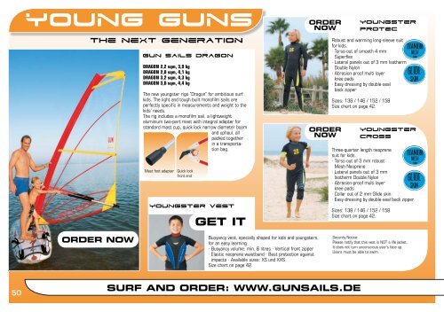 surf and order: www.gunsails.de