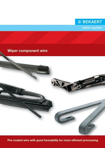 Wiper component wire - Bekaert