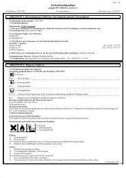 Sicherheitsdatenblatt - Matecra GmbH