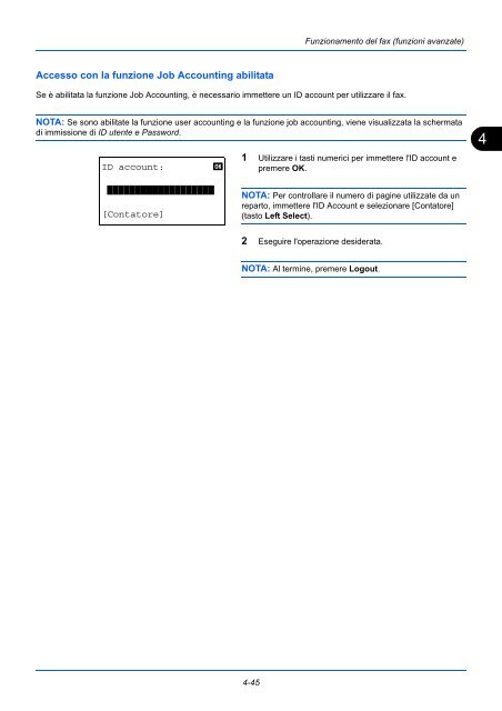 d'IstruzIonI Manuale - Utax