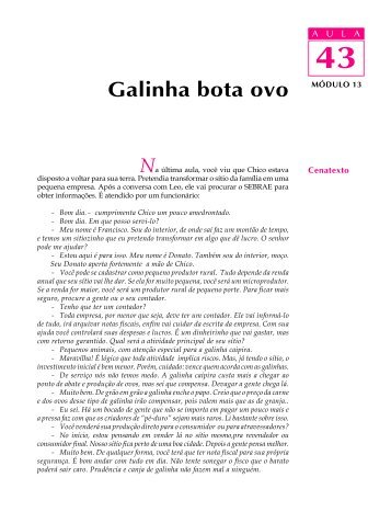 43. Galinha bota ovo - Passei.com.br