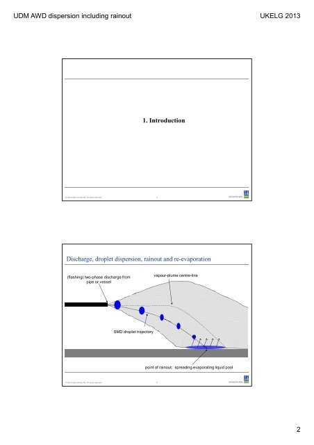 Modelling of time-varying dispersion for releases including ... - ukelg