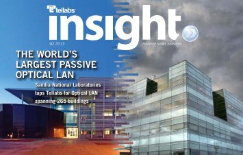 Tellabs Insight Magazine - 2nd Quarter, 2013