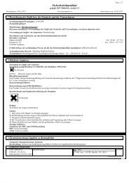 Sicherheitsdatenblatt - Matecra GmbH