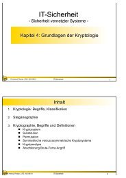 4. Grundlagen der Kryptologie