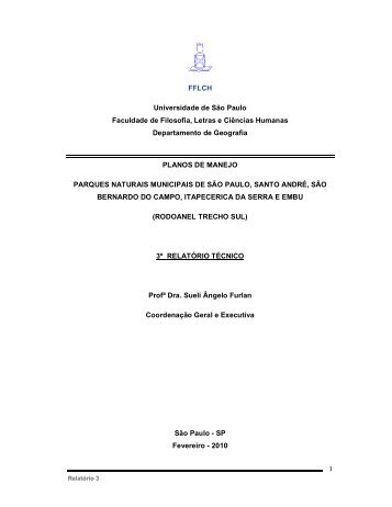 relatÃ³rio 3 (pdf) - Departamento de Geografia - USP