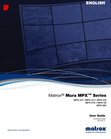 Matrox Mura MPX Series