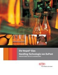 DuPontâ¢ VespelÂ® for glass handling