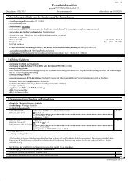 Sicherheitsdatenblatt - Matecra GmbH